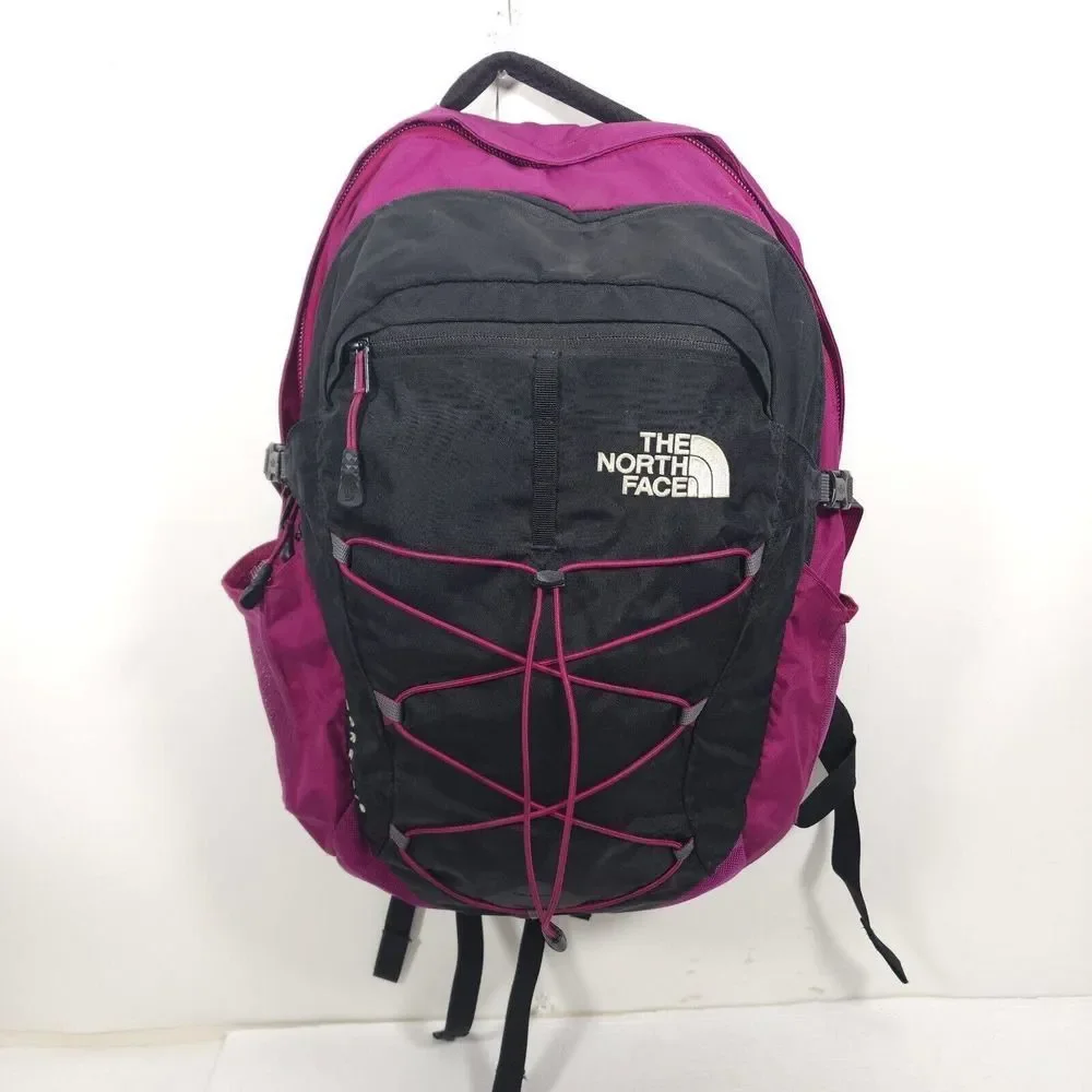 The North Face Women's Borealis Black Pink Laptop Hiking Backpacks